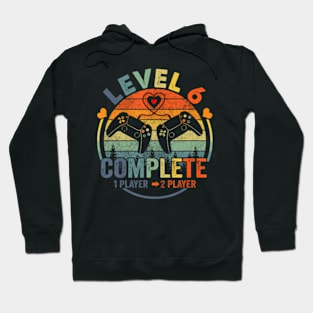 Gamer 6Th Wedding Anniversary Level 6 Complete Anniversary Hoodie